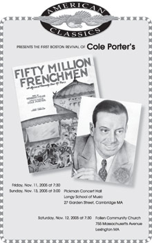 Fifty Million Frenchmen program cover